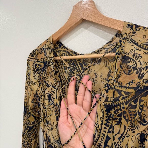 Zara Paisley Strappy Back Maxi Dress NWT Size S – 100% Viscose - Picture 7 of 10